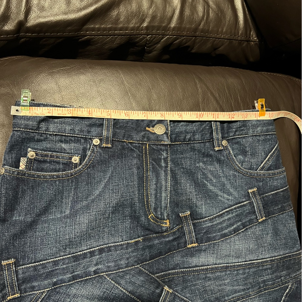 NWOT Burberry Patchwork A-Line Denim Skirt - Never Worn! Perfect Condition! - Picture 11 of 14